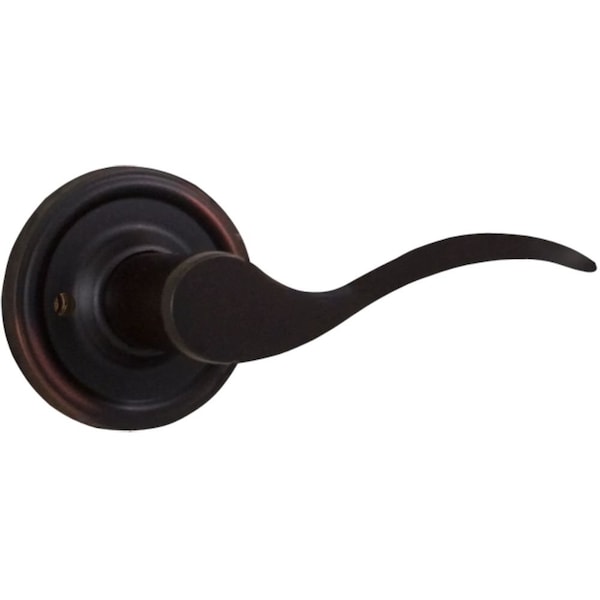 Weslock Bordeau Lever Privacy Lock with Adjustable Latch and Full Lip Strike Oil Rubbed Bronze Finish 00610U1U1SL20 - main